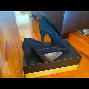 Heels, Suede Leather